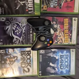 Xbox 360 Games And Controller Bundle